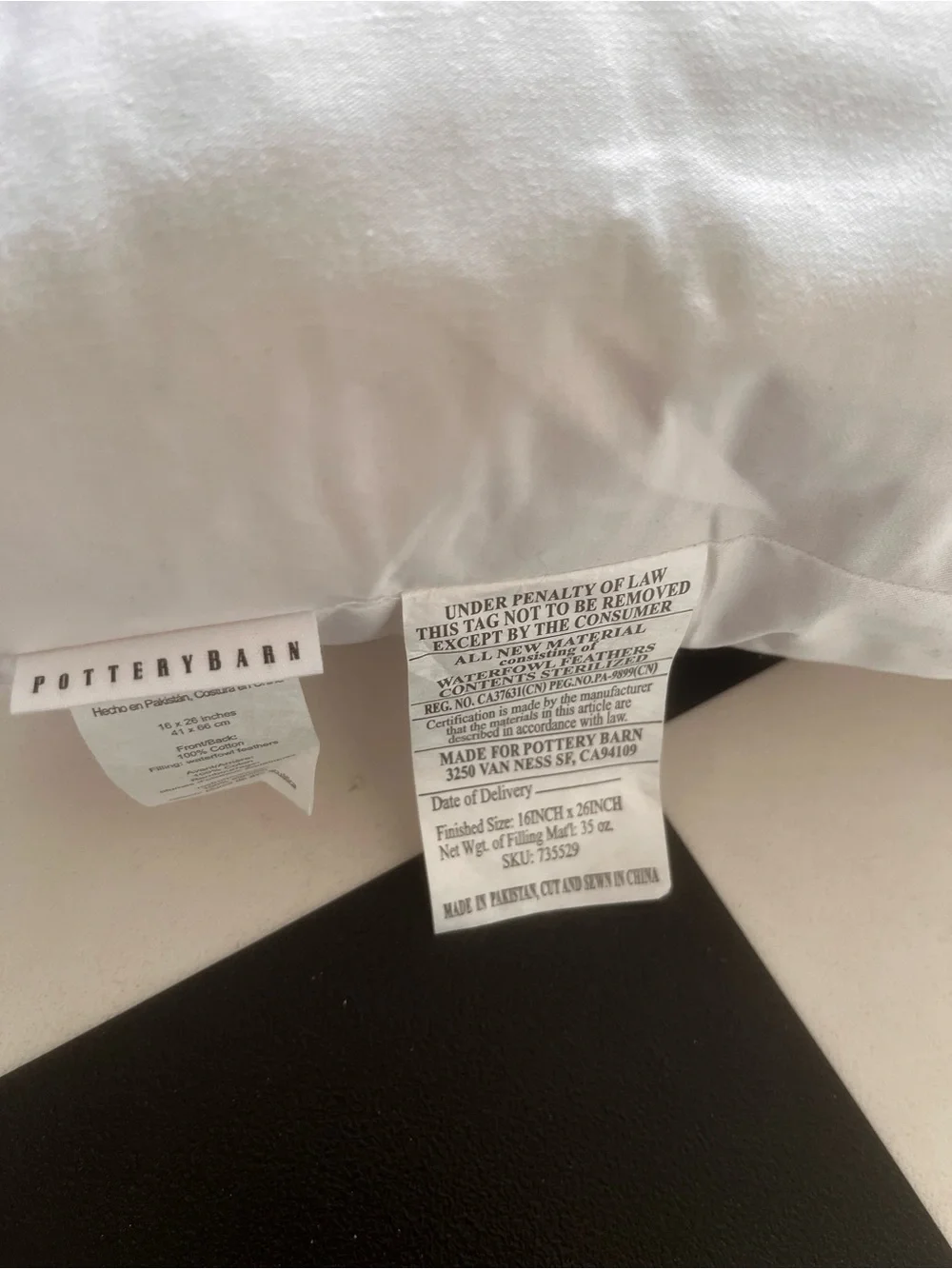 Pottery Barn nwot cotton